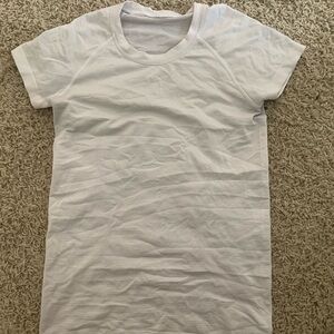 Lululemon swiftly tech tee, white, size 6